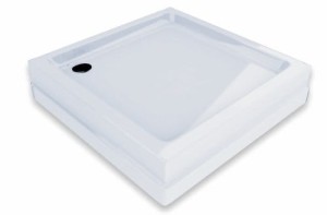 Ravak Angela Basic Kompakt brodzik 80x80x16 GPX2240135 prysznicowy biały  