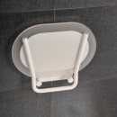 Ravak Clear siedzisko prysznicowe 37,5x41 B8F0000028 białe