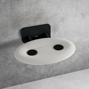 Ravak Ovo-P II-Opal/Black siedzisko prysznicowe 35x41 B8F0000057 czarne