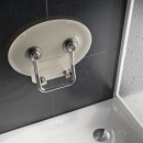 Ravak Ovo-P II-Clear siedzisko prysznicowe 35x41 B8F0000048 chrom