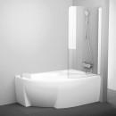 Ravak Rosa CVSK1 140/150 P 7QRM0100Y1 parawan jednoczęściowy prawy biały