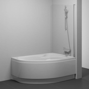 Ravak Rosa CVSK1 160/170 P 7QRS0U00Y1 parawan jednoczęściowy prawy satynowy