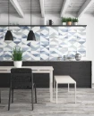 Gayafores Brick Delta Blue 33,15x33,15 płytka dekoracyjna