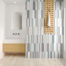Gayafores Brick Gradient Aqua 11x33,15 płytka cegiełka