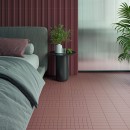 WOW Raster Lines M Mud 15x15 płytka mozaikowa