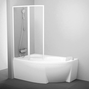 Ravak Rosa VSK2 170 L 76LB0100Z1 parawan dwuczęściowy lewy biały 
