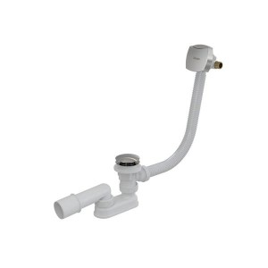 Ravak Syfon Wannowy z napełnianiem przez przelew 800 II Click-Clack chrom X01505