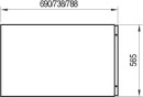 Ravak Panel Boczny A 80 U Snowwhite CZ00140A00 do obudowy wanny biały
