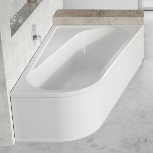 Ravak Panel A Chrome 160x105 R Snowwhite CZA6100A00 do obudowy wanny biały  
