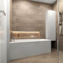 Ravak Panel A przedni 10° 160 L Snowwhite CZ83100A00 do obudowy wanny biały