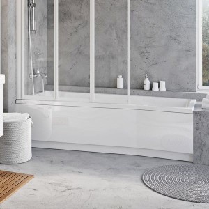 Ravak Panel A przedni Be Happy II 160 R snowwhite CZ97100A00 do obudowy wanny biały