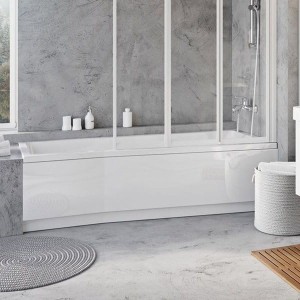 Ravak Panel A przedni Be Happy II 170 L snowwhite CZ94100A00 do obudowy wanny biały