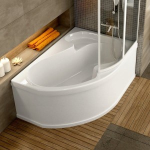Ravak Panel A Rosa 140 L Snowwhite CZH1000A00 do obudowy wanny biały  