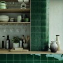 WOW Sweet Bars Royal Green Gloss 12,5x25 płytka cegiełka