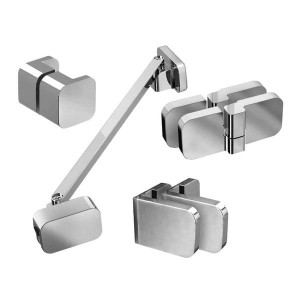 Ravak Brilliant zestaw montażowy B SET BSD2-P 100 do drzwi prysznicowych D01000A085 chrom