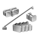 Ravak Brilliant zestaw montażowy B SET BSDPS-P 80,90 do kabiny prysznicowej D01000A075 chrom