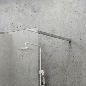 Ravak Walk-In zestaw wsporników i uchwytów W SET-Uni Free/Wall Bright alu do kabiny prysznicowej GWD01000A098 chrom