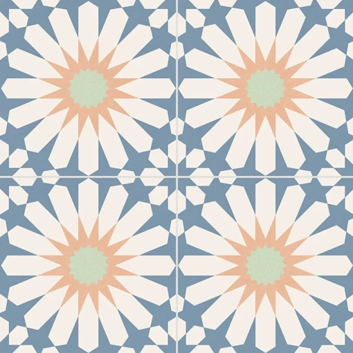 Gayafores Soleil Blue 33,15x33,15 płytka patchwork