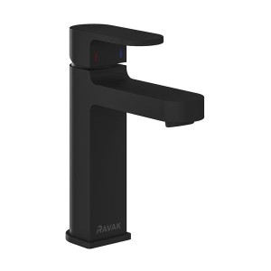 Ravak Chrome CR 014.00BL X070428 bateria umywalkowa wysoka stojąca jednouchwytowa czarna