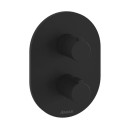 Ravak Chrome CR 063.00BL.O2 X070432 bateria wannowa dwuuchwytowa podtynkowa termostatyczna czarna