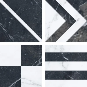 Gayafores Taco Velvet Geo Negro 16,5x16,5 płytka dekoracyjna 