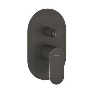 Ravak Eleganta EL 061.20GB.O2 X070335 bateria prysznicowa jednouchwytowa podtynkowa 2-drożna grafitowa