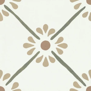 Peronda/Harmony Provenza Green Flower 22,3x22,3 płytka gresowa patchwork