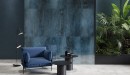 Opoczno Ironic Blue Polished Rect 59,8x119,8 płytka betonowa