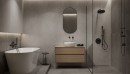Opoczno Afterglow Grey Lappato Matt Rect 59,8x119,8 płytka betonowa