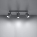 Sollux Plafon MERIDA 3 biały