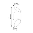 Sollux Kinkiet PENNE 30 czarny