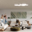 Sollux Lampa wisząca ARENA 35 biała