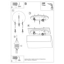 Sollux Plafon HORUS 25 biały