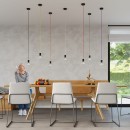 Sollux Lampa wisząca EDISON czarna