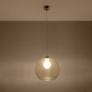 Sollux Lampa wisząca BALL szampański