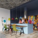 Sollux Lampa wisząca BALL szampański