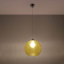 Sollux Lampa wisząca BALL żółta