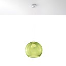 Sollux Lampa wisząca BALL zielona