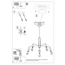 Sollux Żyrandol DUOMO 5