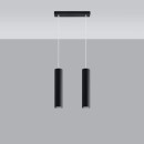 Sollux Lampa wisząca LAGOS 2 czarny