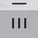 Sollux Lampa wisząca LAGOS 3L czarny