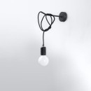 Sollux Kinkiet EDISON czarny