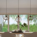 Sollux Lampa wisząca POMPELMO naturalne drewno
