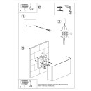 Sollux Kinkiet COPERTURA biały