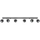 Sollux Plafon OCULARE 6L czarny