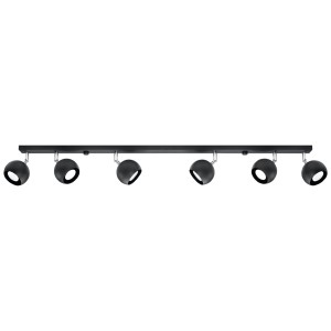 Sollux Plafon OCULARE 6L czarny 