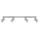 Sollux Plafon RING 4L szary