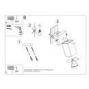 Sollux Kinkiet MERIDA 1 szary