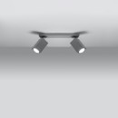 Sollux Plafon MERIDA 2 szary