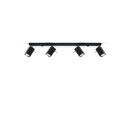 Sollux Plafon MERIDA 4L czarny